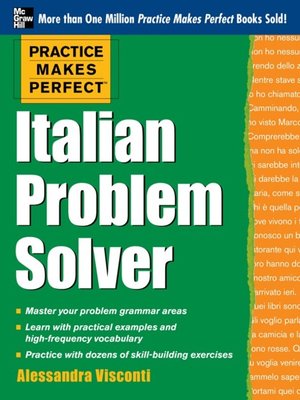 cover image of Practice Makes Perfect Italian Problem Solver (EBOOK)
